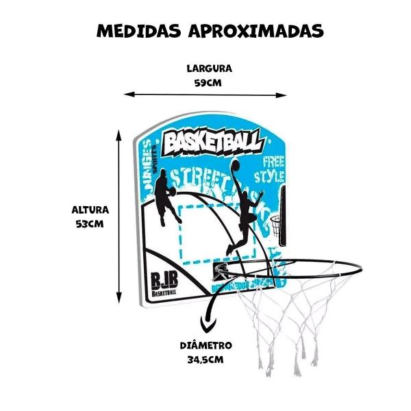 Imagem de Tabela De Basquete Completa Free Style Cesta Junges Madeira