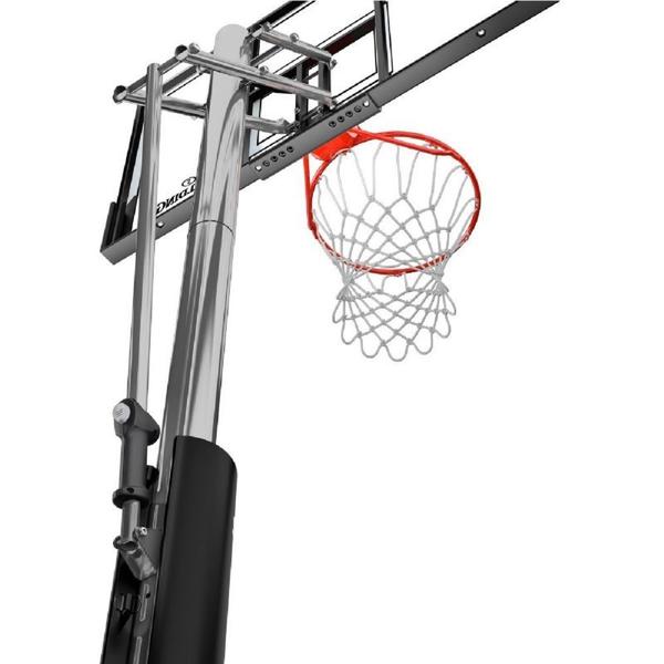 Imagem de Tabela de Basquete Móvel Com Base e Suporte Spalding Silver TF Portable Hoop 52' Acrílico Basketball - Ref 6A1761CN