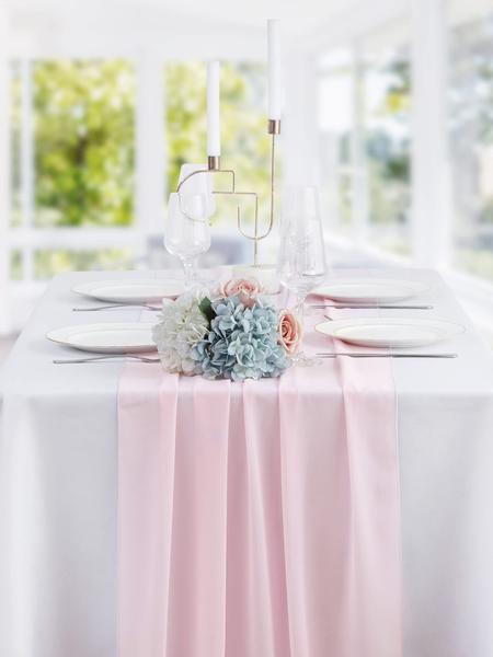 Imagem de Table Runner BEDDEB Chiffon Sheer Romantic 29 x 300 cm, pacote com 10