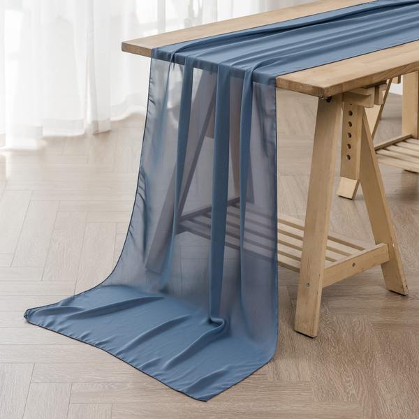 Imagem de Table Runner Flohar Chiffon Sheer 29x300cm, pacote com 12