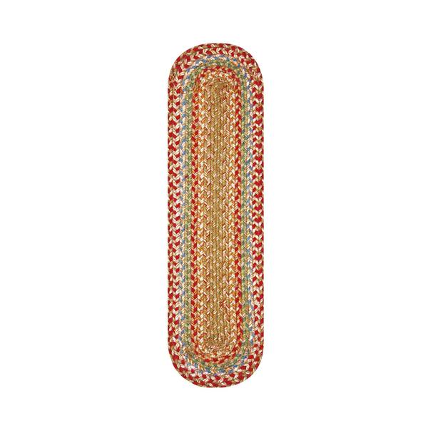 Imagem de Table Runner Homespice Azalea Jute com 91 cm de comprimento em forma oval