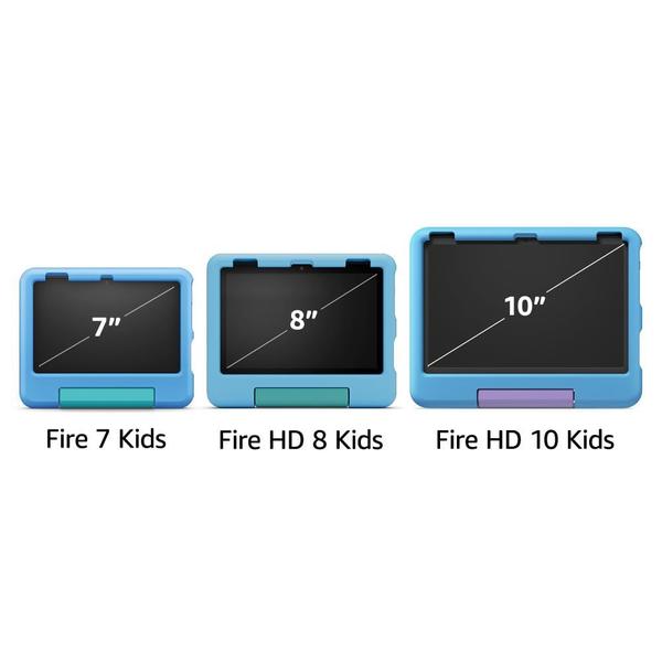 Imagem de Tablet Amazon Fire 7 Kids 16GB 7" roxo com capa à prova de crianças