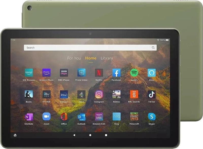 Imagem de Tablet Amazon Fire HD 10 32GB Wifi com Alexa - Olive (11A Geracao)