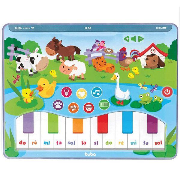 Imagem de Tablet Cantando com os Animais Brinquedo Musical Bebê Buba