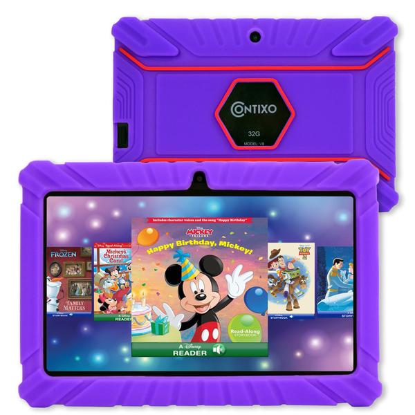 Imagem de Tablet Contixo V8-2 Kids 7 polegadas 16 GB Android 8.1 roxo