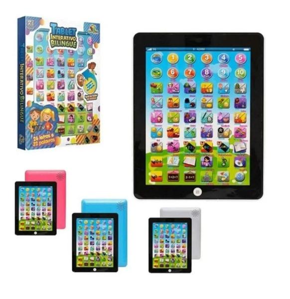 Imagem de Tablet de Brinquedo Interativo Infantil Educativo Bilingue - Art Brink