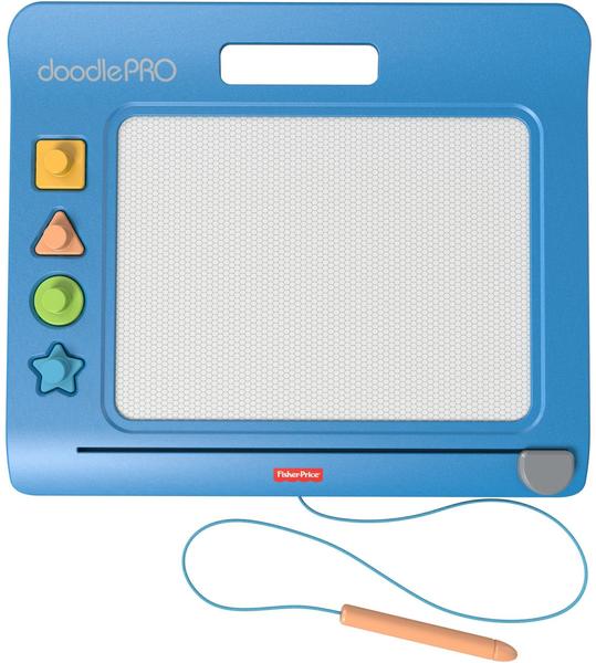 Imagem de Tablet de desenho Fisher-Price Doodle Pro Slim Blue para crianças a partir de 3 anos