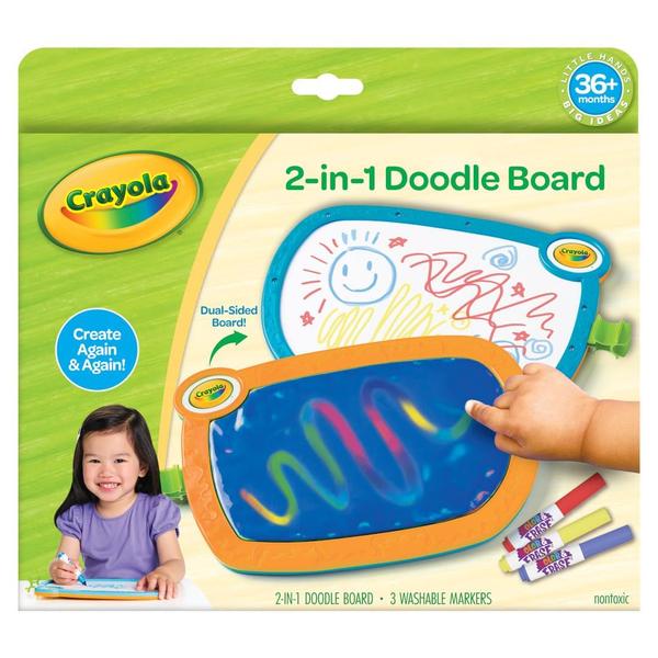 Imagem de Tablet de desenho infantil Doodle Board Crayola 2 em 1 com mais de 3 anos