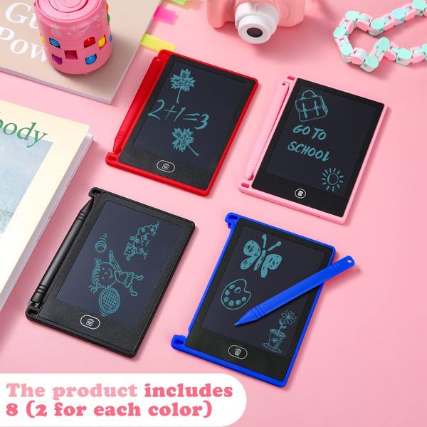 Imagem de Tablet de escrita LCD Gersoniel Mini Doodle Board 12x9cm 30 unidades