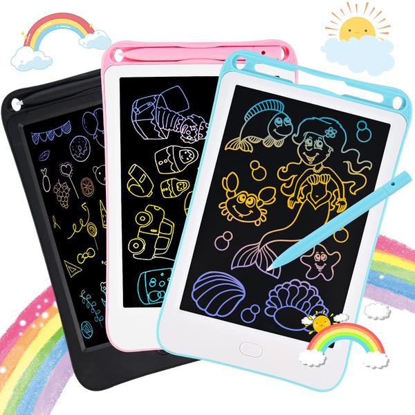 Imagem de Tablet de escrita LCD GOLDGE Doodle Board de 8 polegadas, 3 pacotes