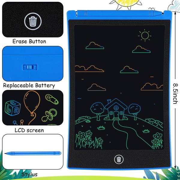 Imagem de Tablet de escrita LCD Kosiz, pacote com 20, 8,5 polegadas para crianças