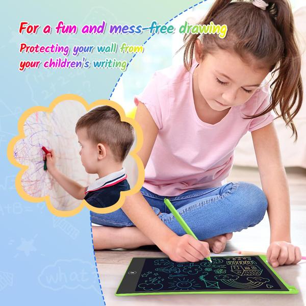 Tablet de escrita LCD TECJOE colorido de 10 polegadas Doodle Board x2 Imagem de Tablet de escrita LCD TECJOE colorido de 10 polegadas Doodle Board x2