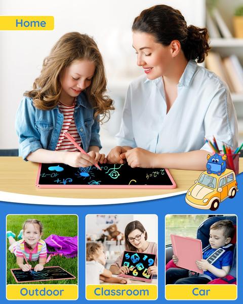 Imagem de Tablet de escrita LCD TEKFUN Doodle Board 16 polegadas rosa