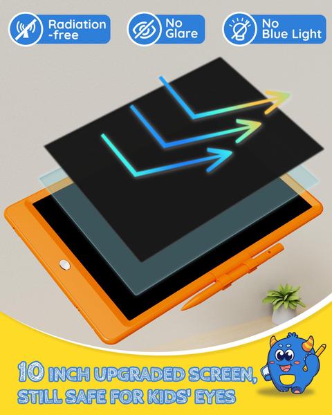 Imagem de Tablet de escrita LCD TEKFUN Magic Doodle Board de 10 polegadas laranja