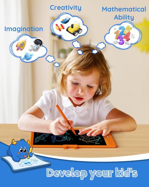 Imagem de Tablet de escrita LCD TEKFUN Magic Doodle Board de 10 polegadas laranja