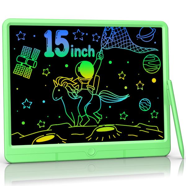 Imagem de Tablet de escrita LCD TUGAU de 15 polegadas colorido para crianças de 3 a 12 anos