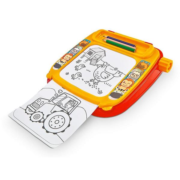 Imagem de Tablet Desenhos Para Pintar Menino Menina Didático - Bs Toys