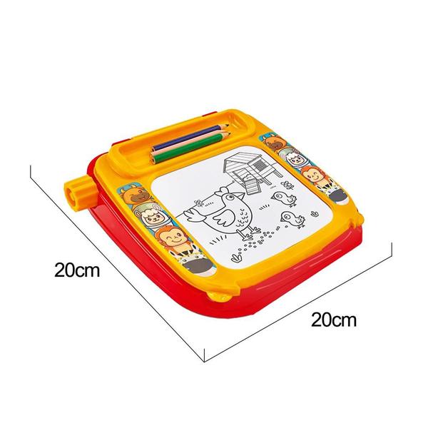 Imagem de Tablet Desenhos Para Pintar Menino Menina Didático - Bs Toys