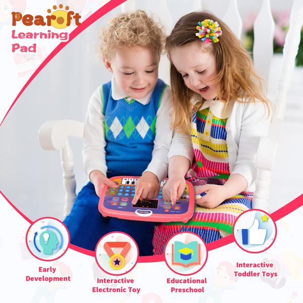 Imagem de Tablet educacional Pearoft para crianças de 1 ano com brinquedo didático