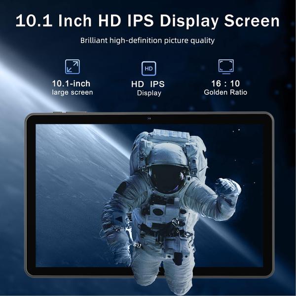 Imagem de Tablet HUIHUANG 10 polegadas Android 14 16 GB RAM 128 GB ROM 1 TB