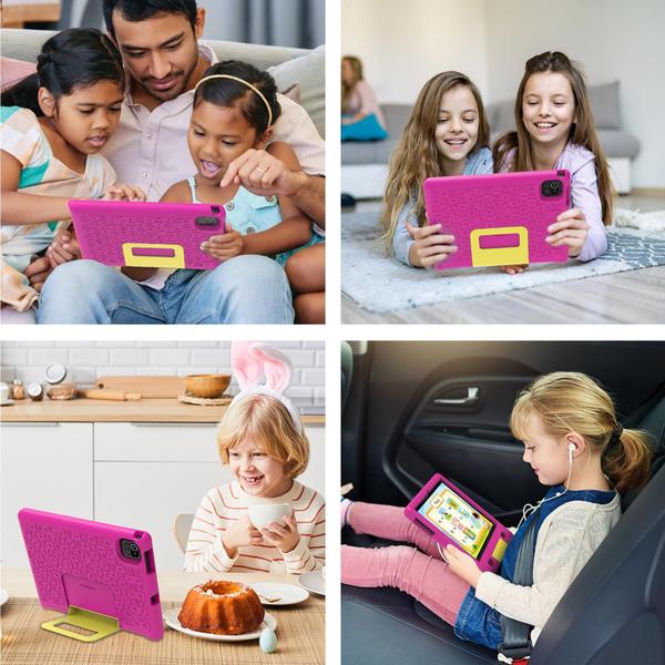 Imagem de Tablet infantil ApoloSign 10.1 Android 13 de 32 GB com capa à prova de quedas