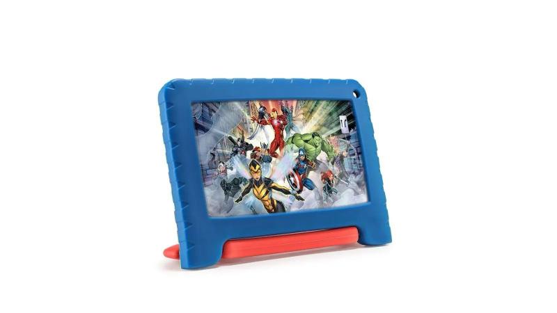 Imagem de Tablet Infantil Avengers 64GB 4GB Ram 7" Com Kids Space NB417 - Multilaser