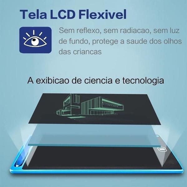 Imagem de Tablet Infantil Digital 10 Polegadas LCD Lousa Mágica