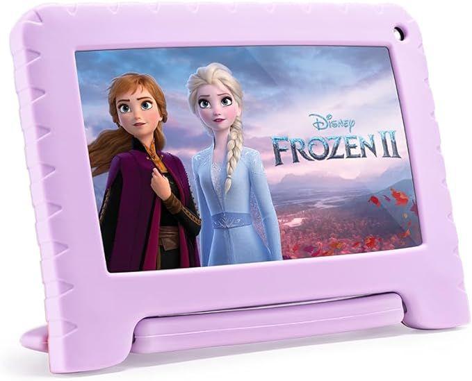 Imagem de Tablet Infantil Frozen II 64GB 4GB Ram 7" Com Caneta e Película Incluso 