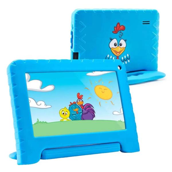 Imagem de Tablet Infantil Galinha Pintadinha 4+64GB LCD 7" Android 13