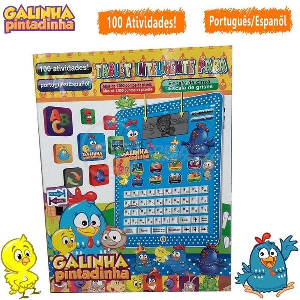 Imagem de Tablet Infantil Galinha Pintadinha Educativo Com Visor Pixel