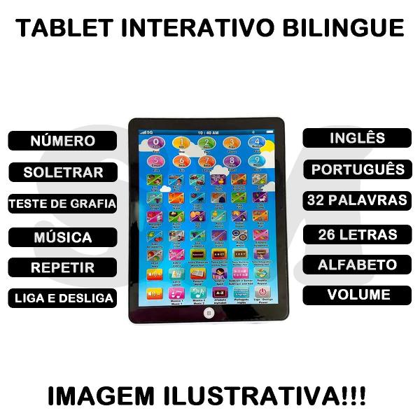 Imagem de Tablet Infantil Interativo Bilingue Educativo Art Brink