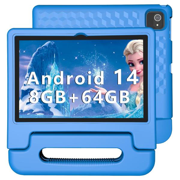 Imagem de Tablet infantil ITDULCET Android 14 de 10 polegadas e 8 GB de RAM 64 GB de ROM