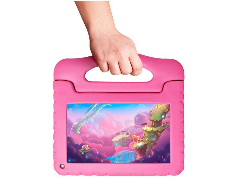 Imagem de Tablet Infantil Multilaser Kid Pad com Capa 7”  - Wi-Fi 32GB Android 11 Quad-Core Câmera Integrada