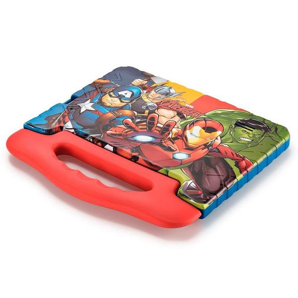 Imagem de Tablet Infantil Multilaser Marvel Avengers NB417 Azul Vermelho para Criança 64GB Quad-Core 4GB RAM