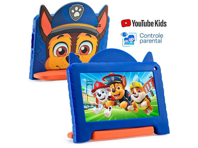 Imagem de Tablet Infantil Multilaser NB421 4GB RAM 64GB 7" Android Wi-Fi 4G