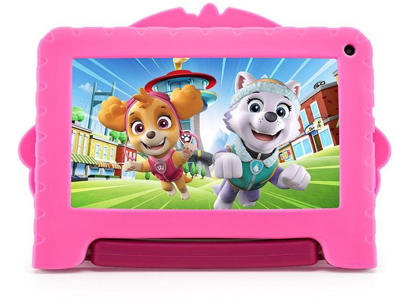 Imagem de Tablet Infantil Multilaser Patrulha Canina com - Capa 7” 32GB Android 11 Quad-Core Câmera Integrada