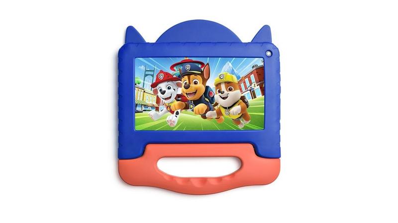 Imagem de Tablet Infantil Patrulha Canina Chase com Controle Parental 4GB RAM + 64GB + Tela 7 pol + Case + Wi-fi + Android 13 + Quad Core Multi - NB421