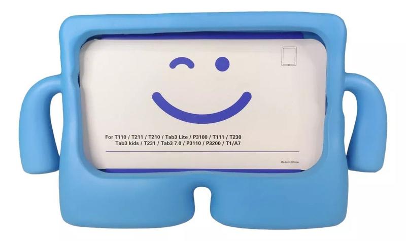 Imagem de Tablet Infantil Positivo 7"Pol 128Gb 3Gb C/ Capa Azul Vision