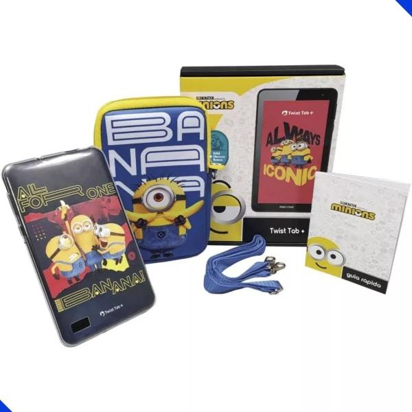 Imagem de Tablet Infantil Positivo Minions Com Capa 64Gb 2 GB RAM Preto