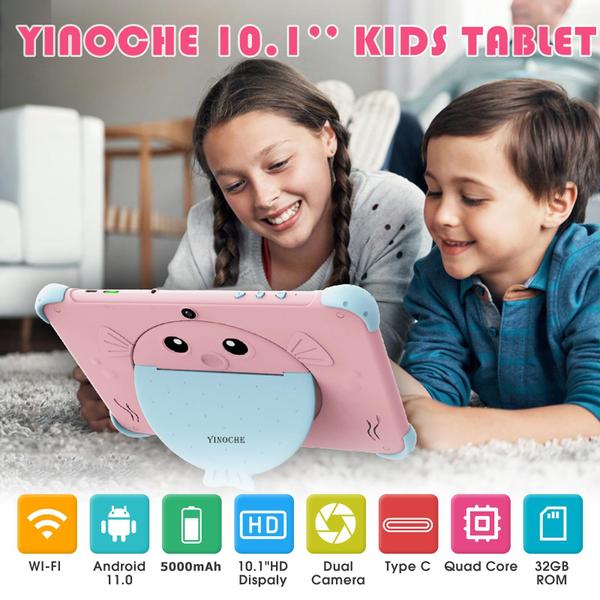 Imagem de Tablet infantil YINOCHE Y101 Android 11 de 10 polegadas 2 GB de RAM 32 GB de ROM