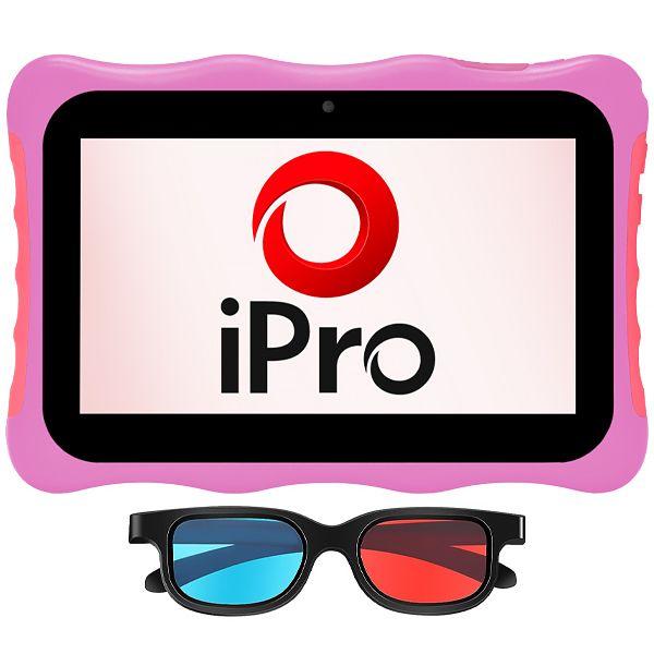 Imagem de Tablet Ipro Turbo 4 Kids Wi-Fi 32GB/2GB Ram de 7" 0.3MP/0.3MP - Rosa