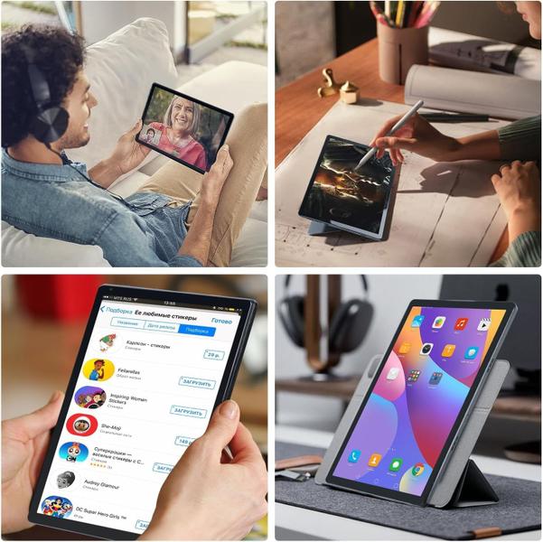 Imagem de Tablet Jeazans Android 10.1" 128 GB ROM 10 GB de RAM 5G WiFi 2024