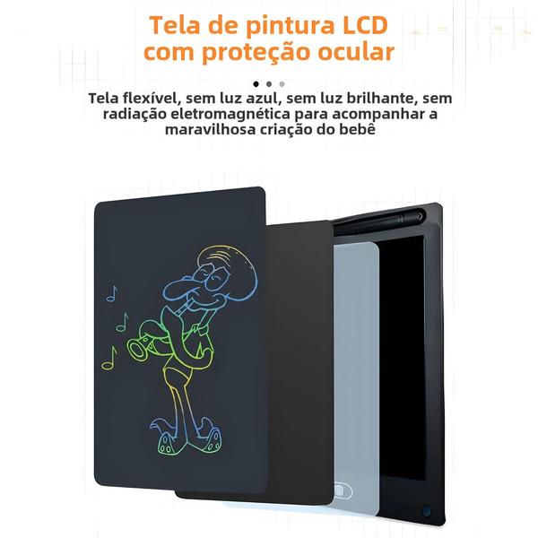 Tablet LCD para Crianças 8,5 Polegadas - Prancheta de Graffiti e Desenho Imagem de Tablet LCD para Crianças 8,5 Polegadas - Prancheta de Graffiti e Desenho