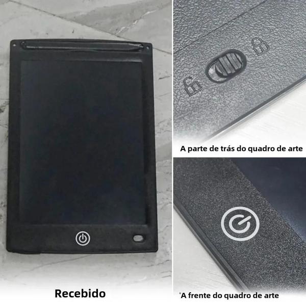 Tablet LCD para Crianças - Prancheta Portátil de 8,5/10/12 Polegadas - Ultrafino Imagem de Tablet LCD para Crianças - Prancheta Portátil de 8,5/10/12 Polegadas - Ultrafino