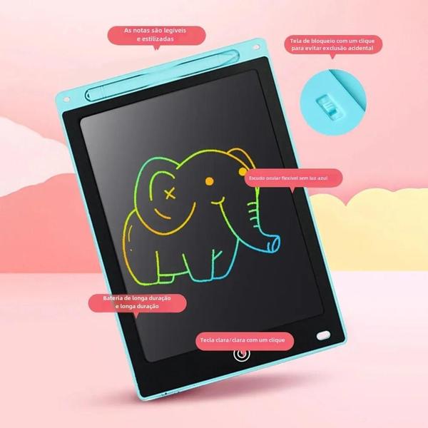 Tablet LCD para Crianças - Prancheta Portátil de 8,5/10/12 Polegadas - Ultrafino Imagem de Tablet LCD para Crianças - Prancheta Portátil de 8,5/10/12 Polegadas - Ultrafino
