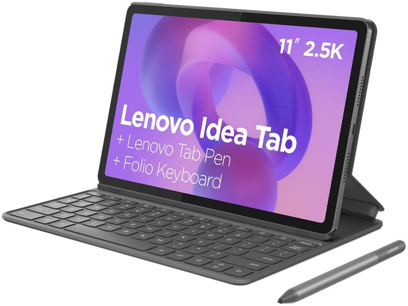 Tablet Lenovo Idea Tab com Capa Teclado e Caneta 8GB RAM 128GB 11" Android 15 MediaTek Dim...