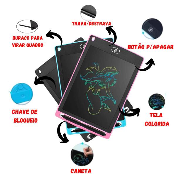 Imagem de Tablet Lousa Mágica Educativo Tela Lcd Escrever E Desenhar