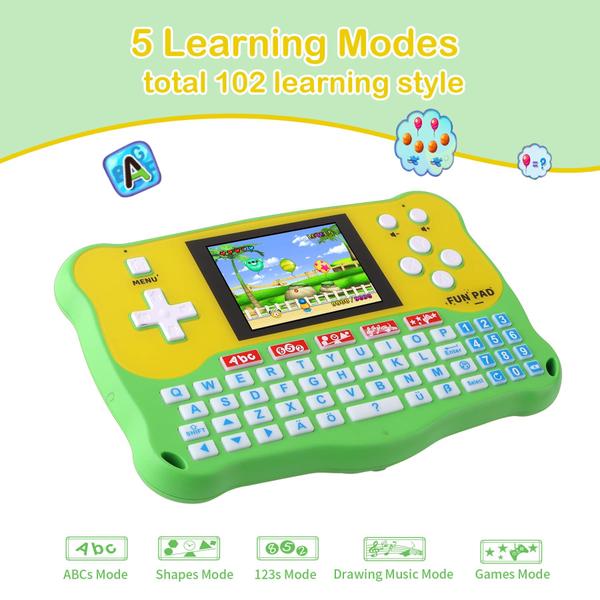 Imagem de Tablet LUHYAUAN Kids Learning Pad 102 atividades de 3 a 12 anos