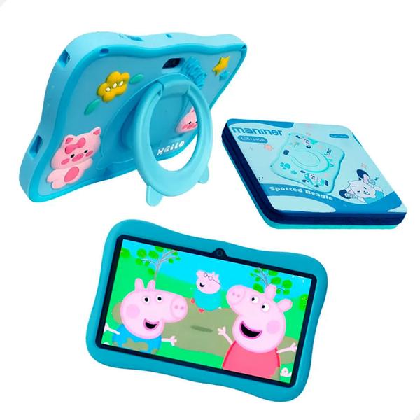 Tablet M9 capa antiqueda Android Kids Infantil Barato 64GB