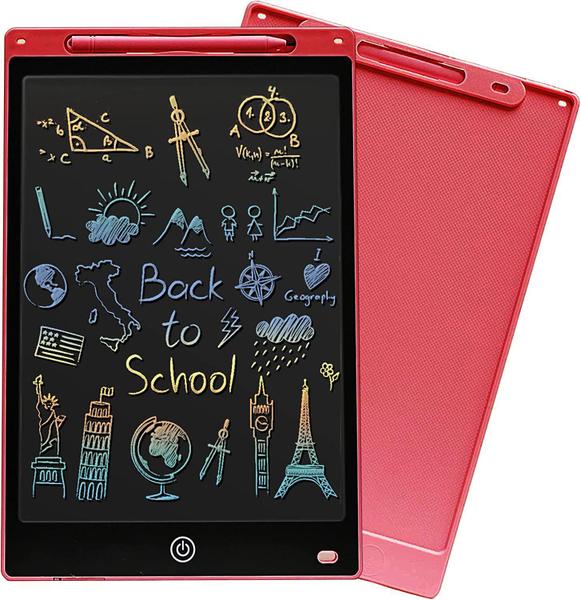 Imagem de Tablet Mágico Infantil Vermelho Desenha Apaga 8.5 Polegadas